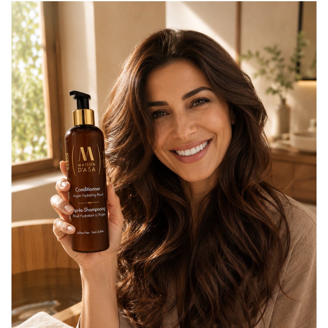 Après Shampoing Hydratant à l’Huile d’Argan et à la Fleur d'Oranger