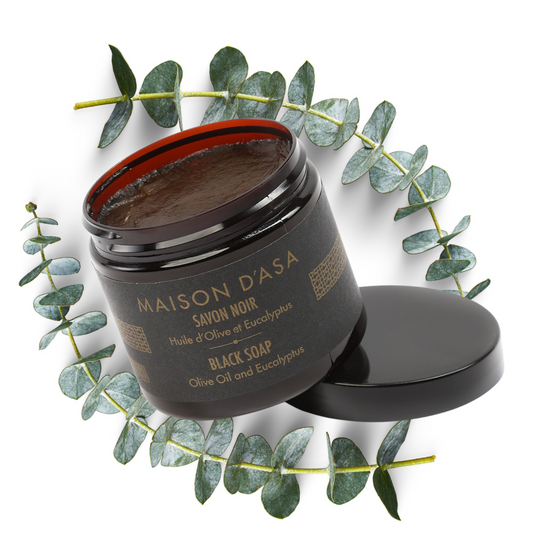 Savon Noir à l'huile d'olive et eucalyptus