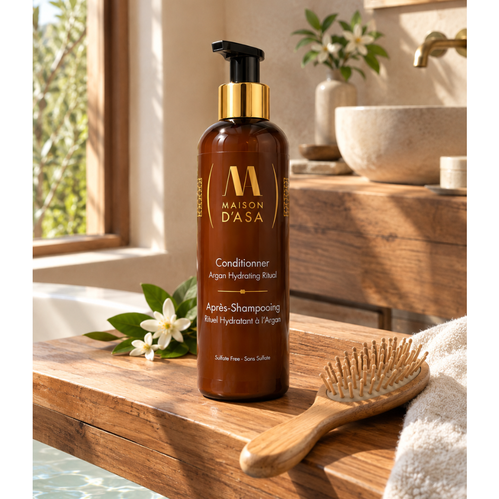 Après Shampoing Hydratant à l’Huile d’Argan et à la Fleur d'Oranger