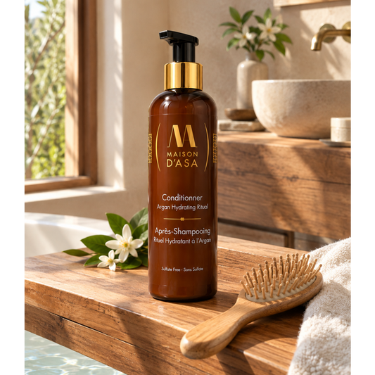 Après Shampoing Hydratant à l’Huile d’Argan et à la Fleur d'Oranger